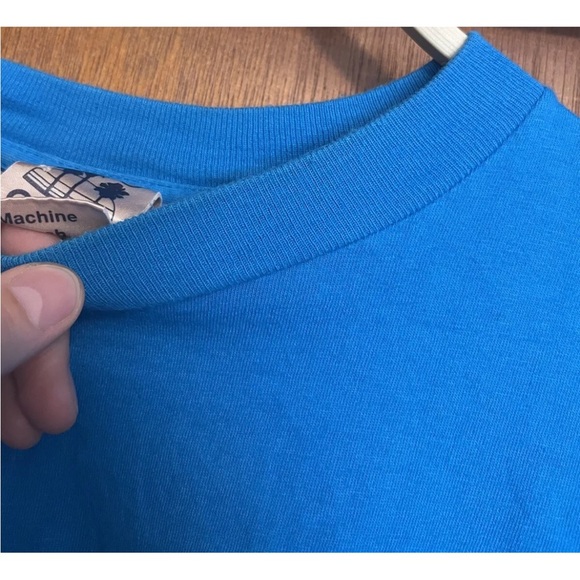 Vintage 1994 Get Your Kicks Route 66 Blue White Tourist Pocket T Shirt - Picture 10 of 14